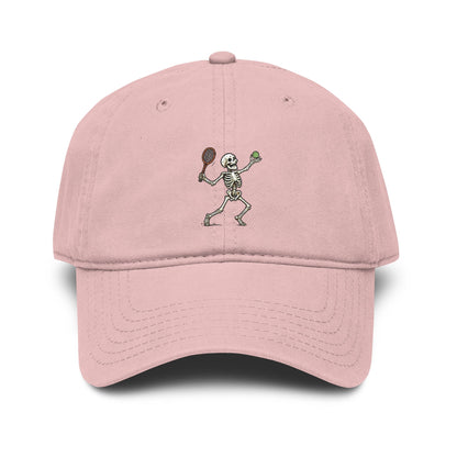 All About Tennis Skeleton Garment Washed Baseball Cap