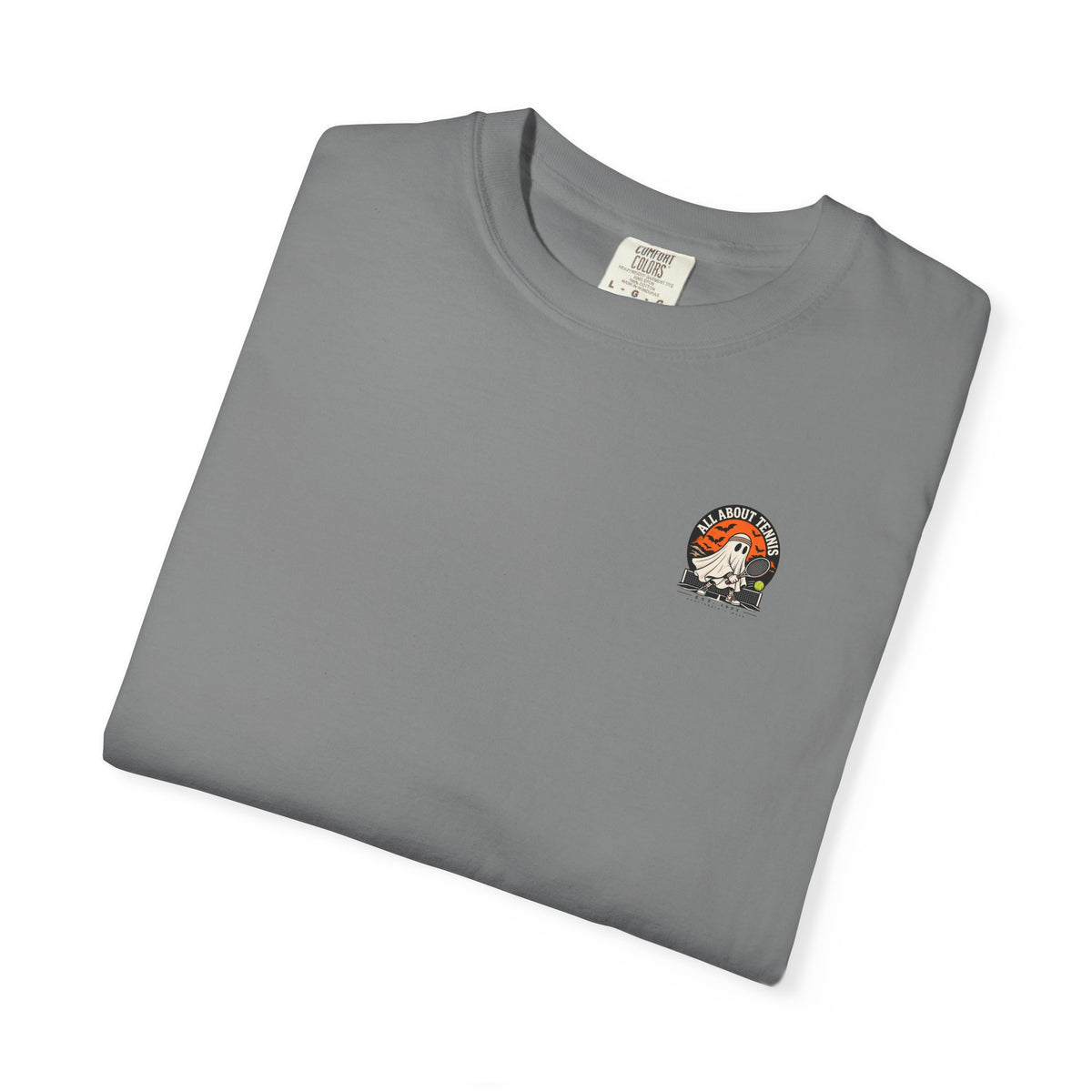 Headband Ghost Halloween Garment-Dyed T-shirt