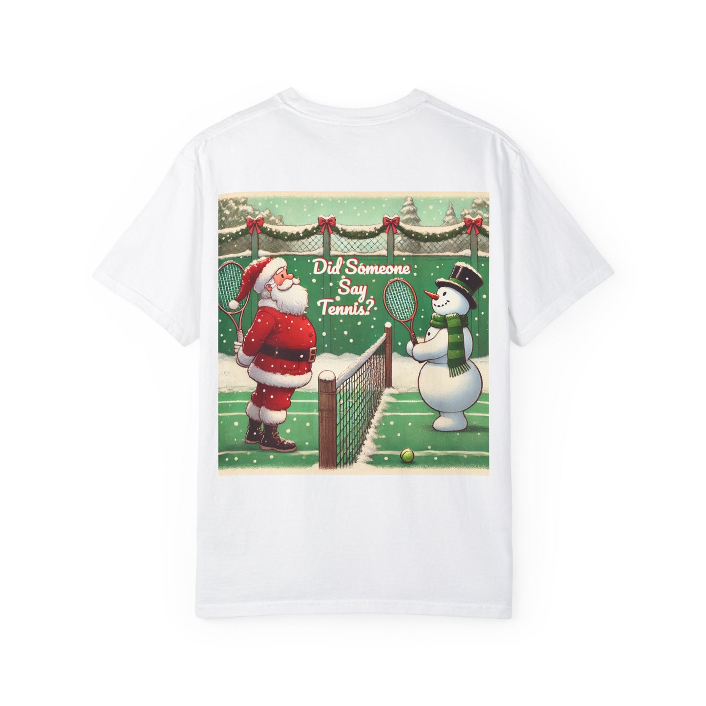 Christmas Say Tennis T-shirt