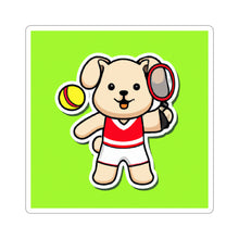 Load image into Gallery viewer, Tennis Dog Stickers (Green)
