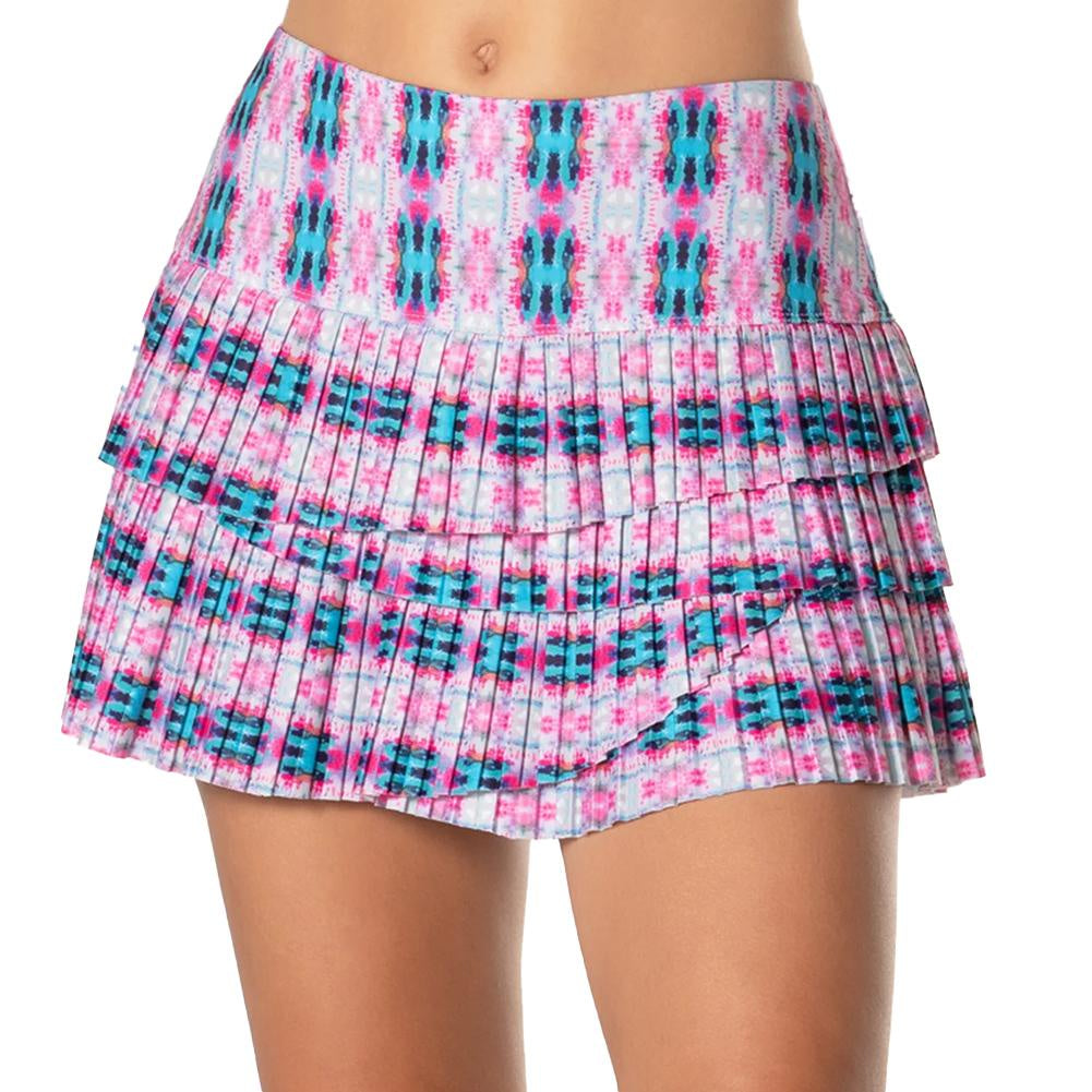 Lucky In Love Women's Siesta Pleated Skirt - MUL