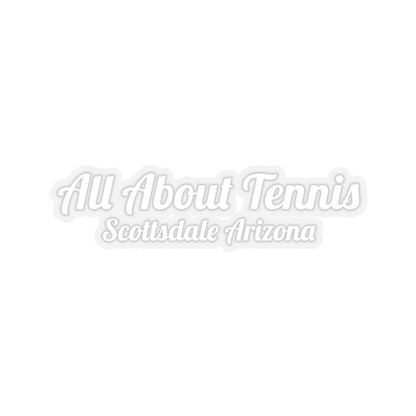 All About Tennis Scottsdale Arizona Stickers (White Lobster)