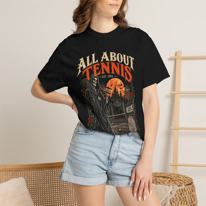 All About Tennis Halloween Garment-Dyed T-shirt