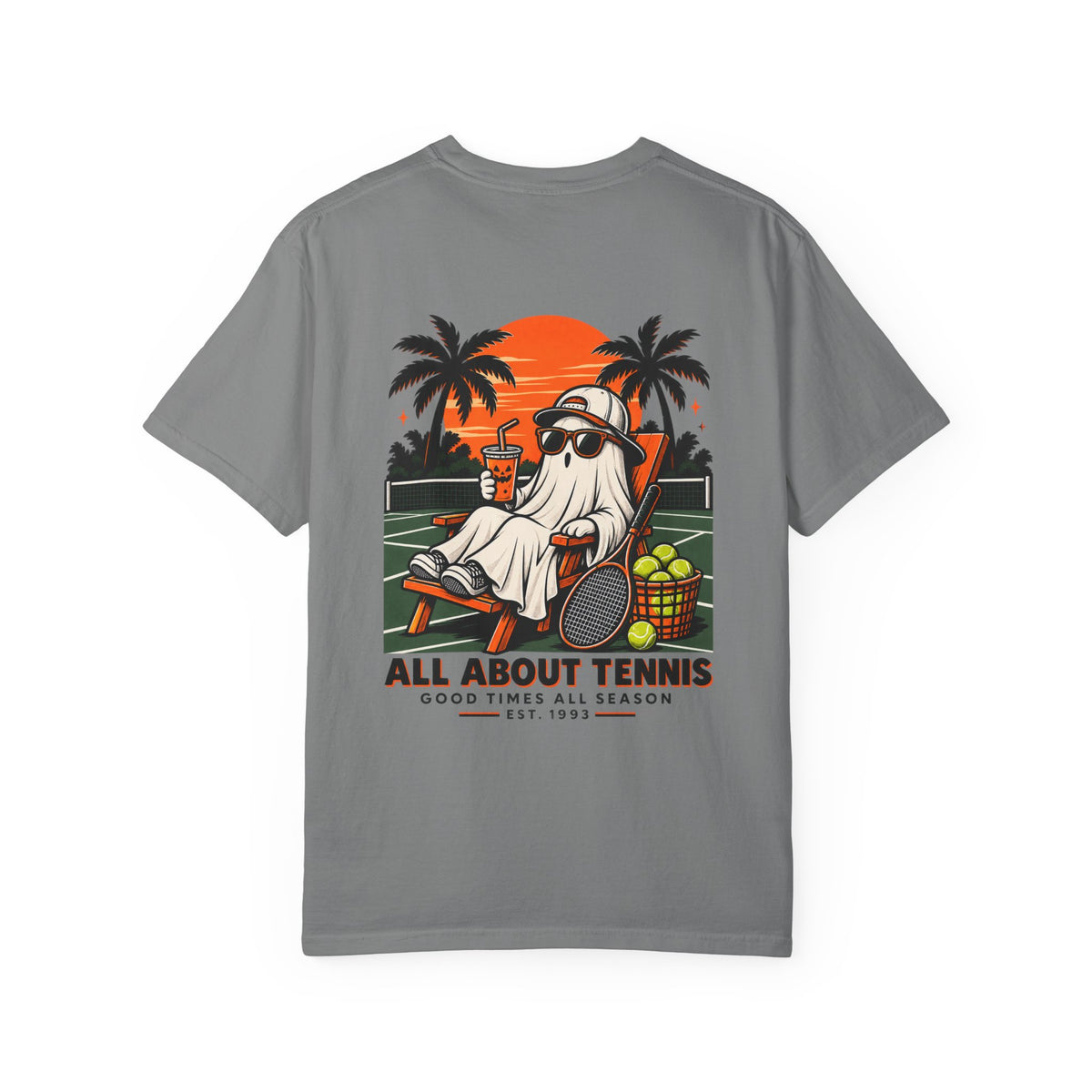 Good Times All Season Ghost Halloween Garment-Dyed T-shirt