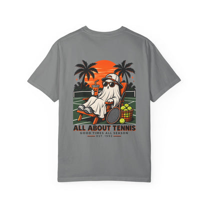 Good Times All Season Ghost Halloween Garment-Dyed T-shirt