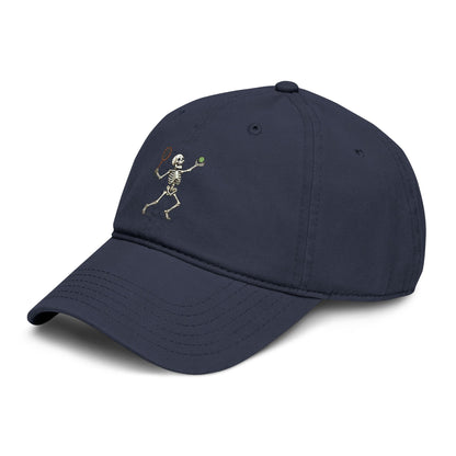 All About Tennis Skeleton Garment Washed Baseball Cap