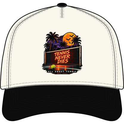 Tennis Never Dies Two-Tone Cap