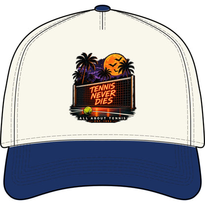 Tennis Never Dies Two-Tone Cap
