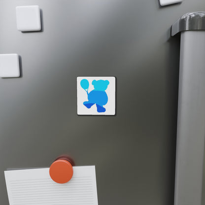 Tennis Teddy Bear - Die-Cut Magnets
