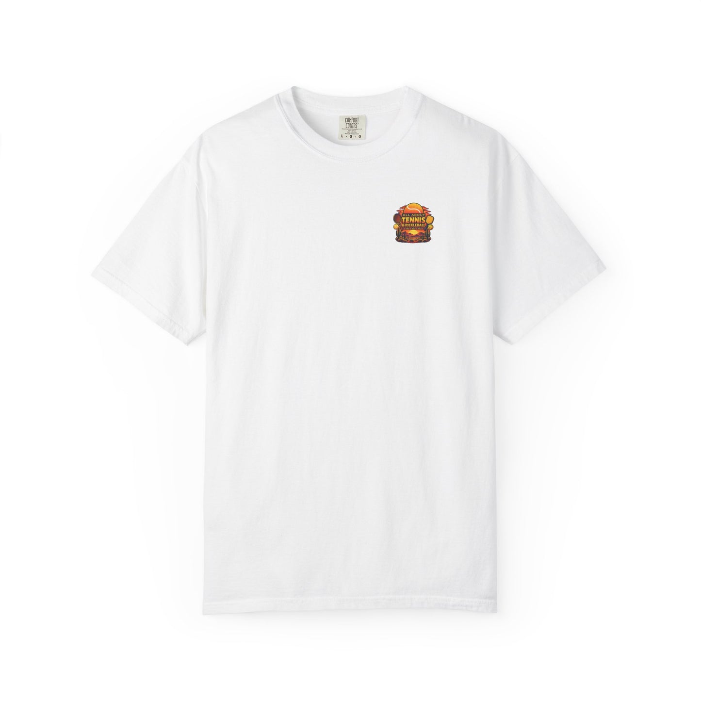 All About Tennis Sunset Garment-Dyed T-shirt