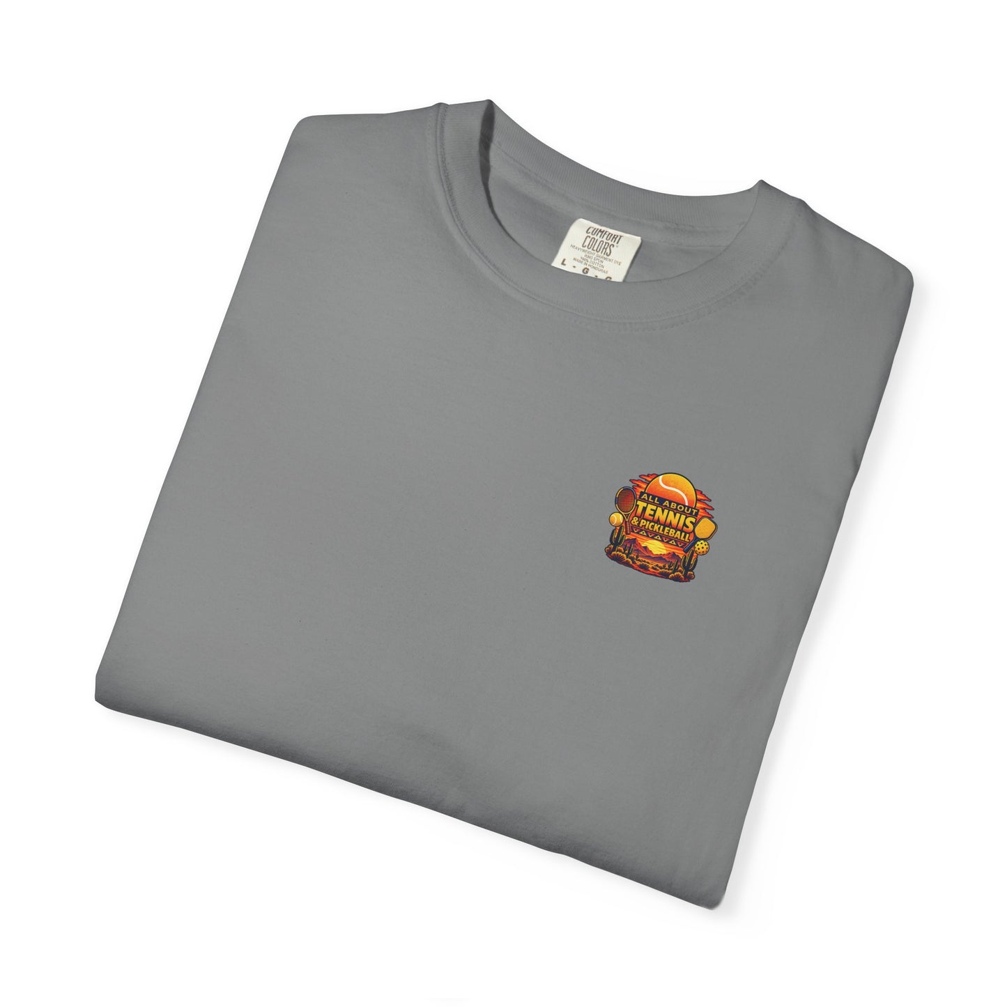 All About Tennis Sunset Garment-Dyed T-shirt