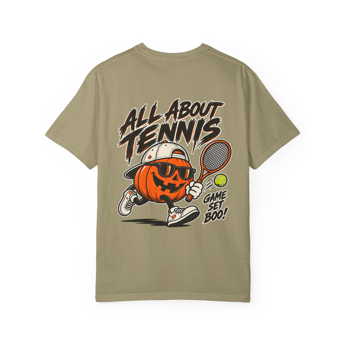 Game Set Boo Halloween Garment-Dyed T-shirt