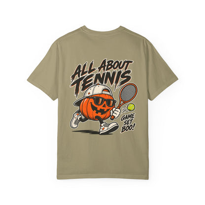 Game Set Boo Halloween Garment-Dyed T-shirt
