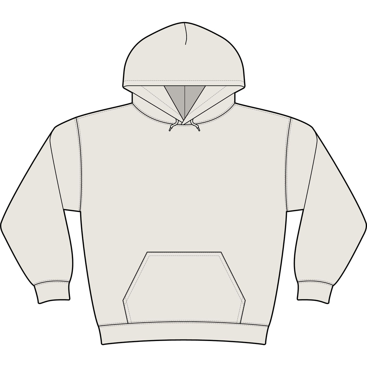 Headband Ghost Halloween Heavy Hoodie