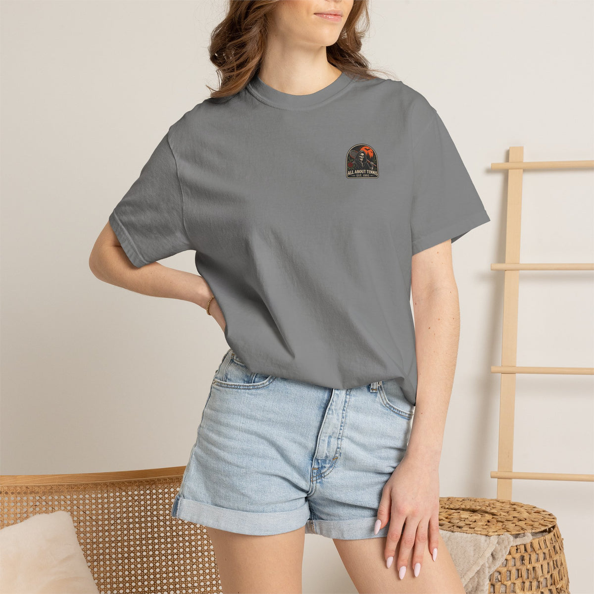 Tennis Yard All About Tennis Halloween Garment-Dyed T-shirt