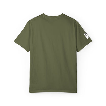 Spooky Tennis Embroidery All About Tennis Garment-Dyed T-shirt