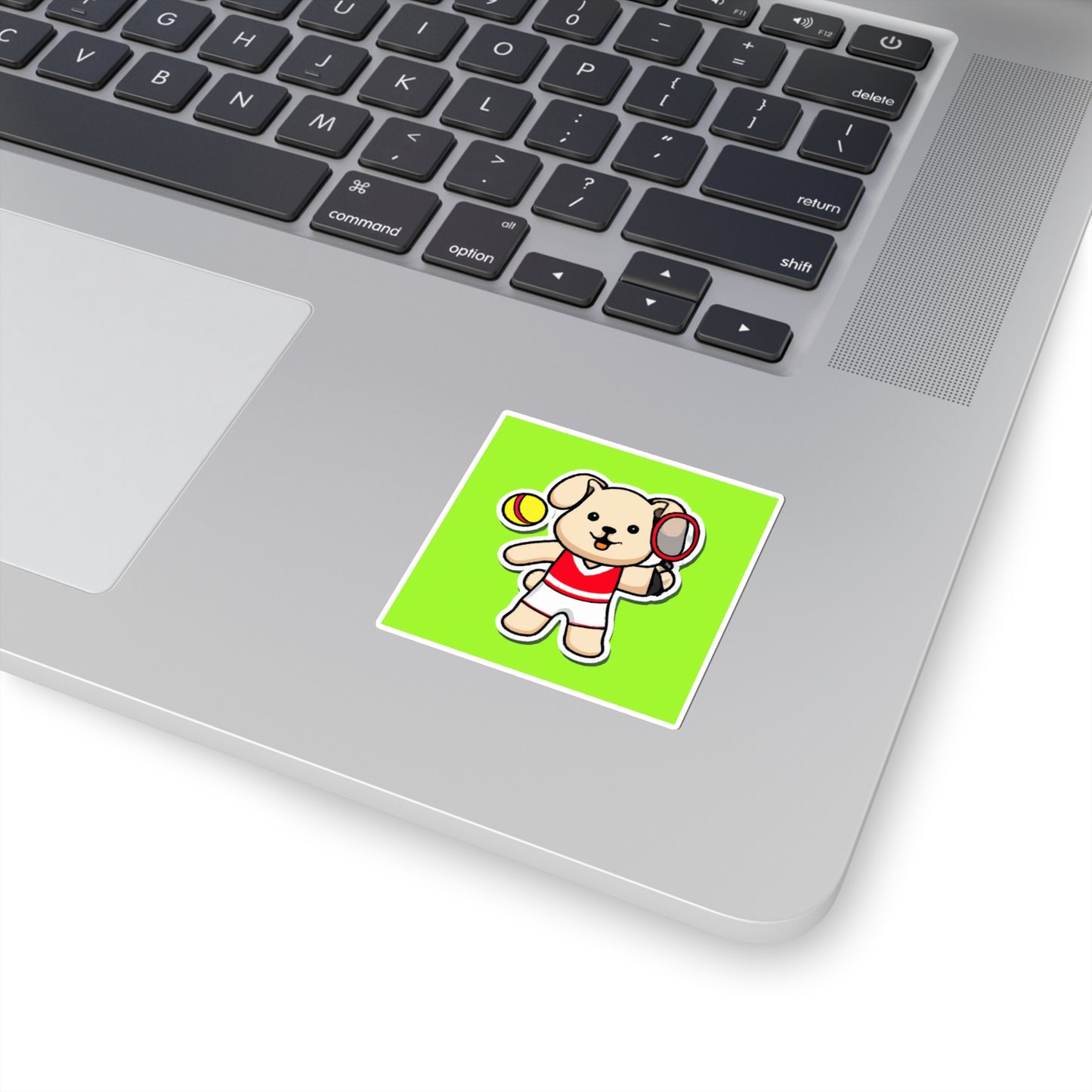 Tennis Dog Stickers (Green)