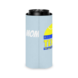 Tennis Mom Can Cooler (Blue)