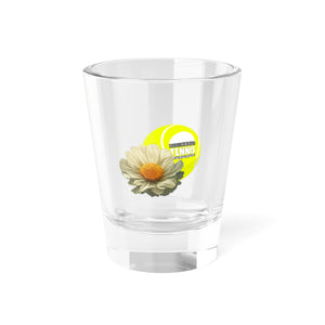Garden Tennis Shot Glass, 1.5oz