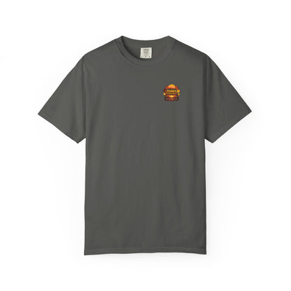 All About Tennis Sunset Garment-Dyed T-shirt