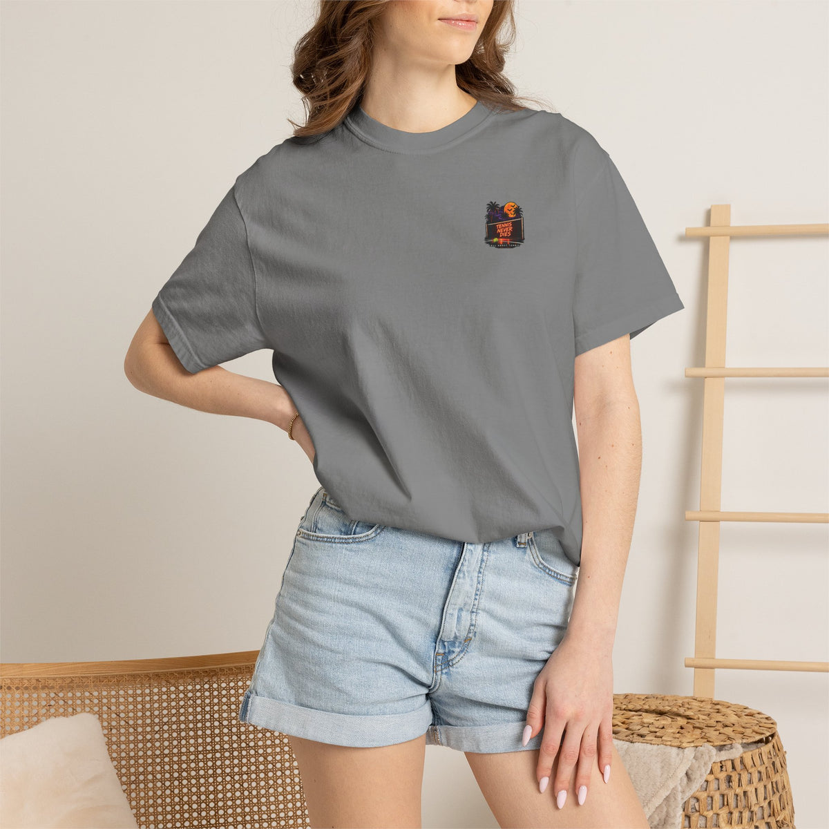Tennis Never Dies All About Tennis Halloween Garment-Dyed T-shirt