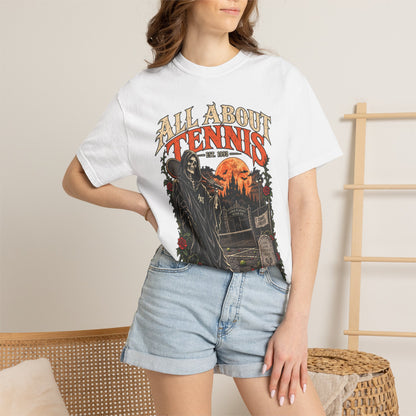 All About Tennis Halloween Garment-Dyed T-shirt