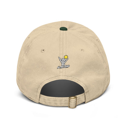 All About Tennis Skeleton Garment Washed Baseball Cap