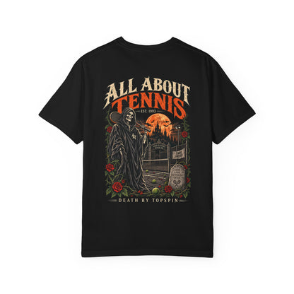 Tennis Yard All About Tennis Halloween Garment-Dyed T-shirt