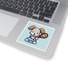 Load image into Gallery viewer, Tennis Dog Sticker (Blue)
