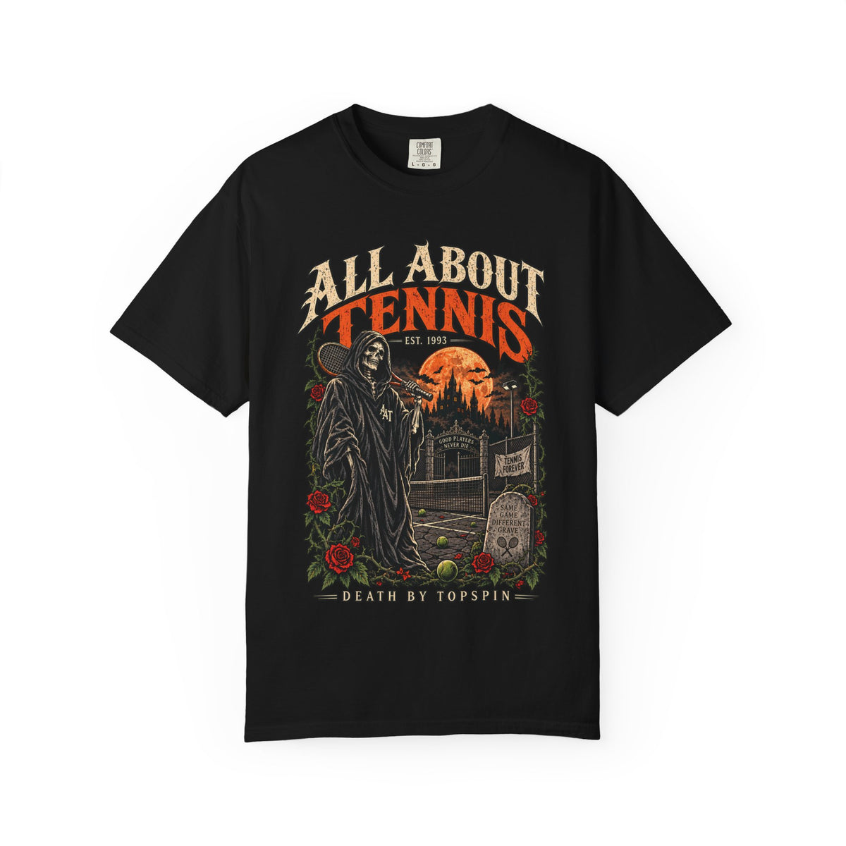 All About Tennis Halloween Garment-Dyed T-shirt
