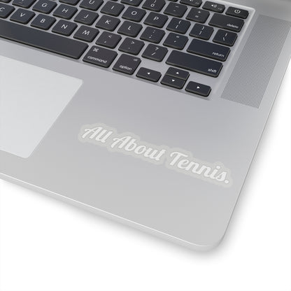 All About Tennis Stickers (White Lobster)