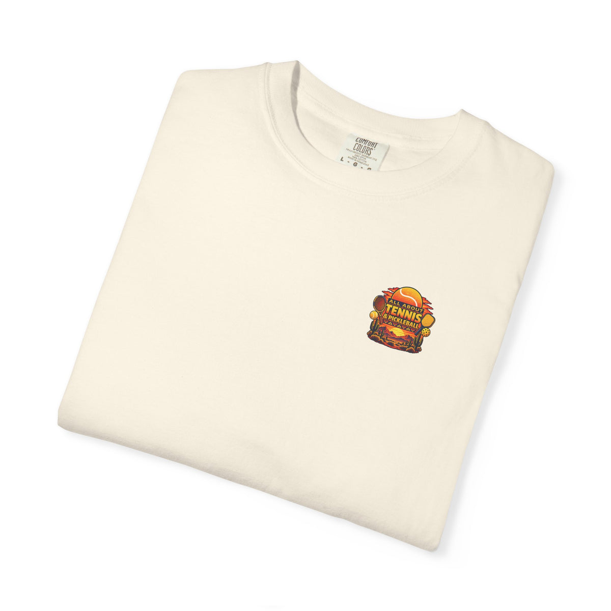 All About Tennis Sunset Garment-Dyed T-shirt