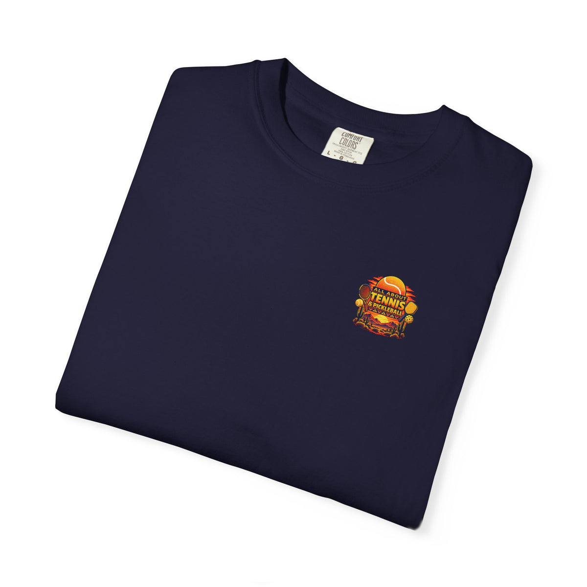All About Tennis Sunset Garment-Dyed T-shirt