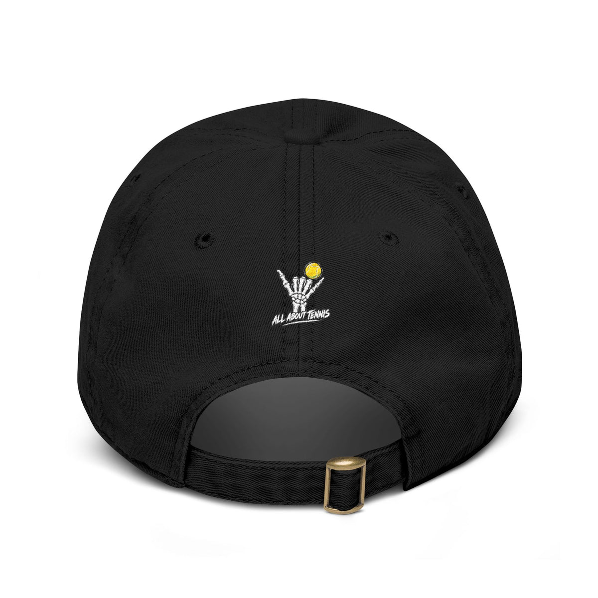 All About Tennis Skeleton Garment Washed Baseball Cap