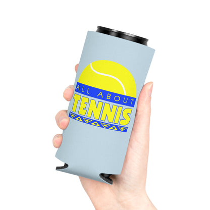 Tennis Dad Can Cooler (Blue)