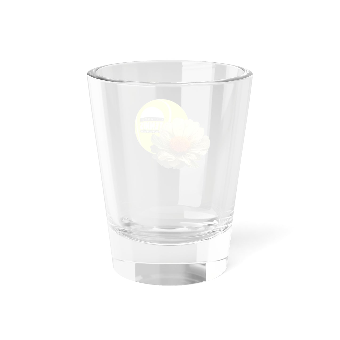 Garden Tennis Shot Glass, 1.5oz