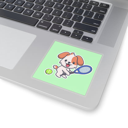 Tennis Dog Stickers (Mint)