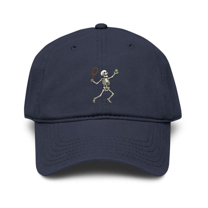 All About Tennis Skeleton Garment Washed Baseball Cap