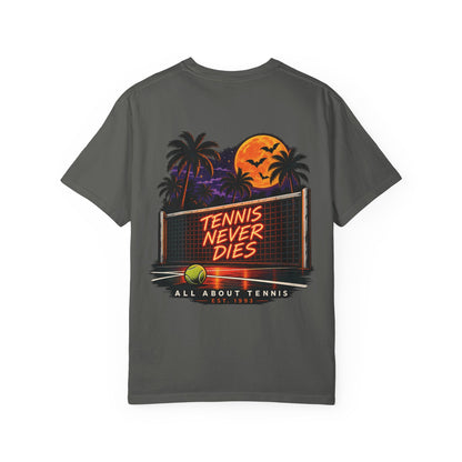 Tennis Never Dies All About Tennis Halloween Garment-Dyed T-shirt