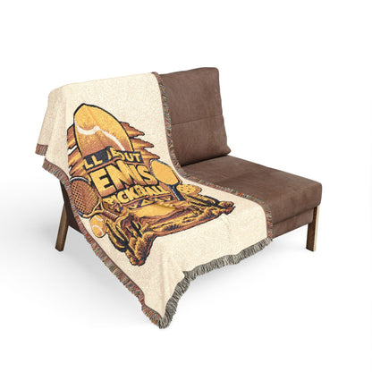 All About Tennis Woven Blanket