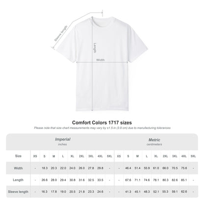 All About Tennis Puff Lettering Unisex Garment-Dyed T-shirt