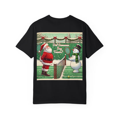 Christmas Say Tennis T-shirt