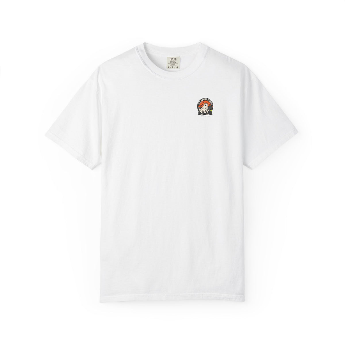 Headband Ghost Halloween Garment-Dyed T-shirt