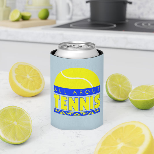 Tennis Dad Can Cooler (Blue)