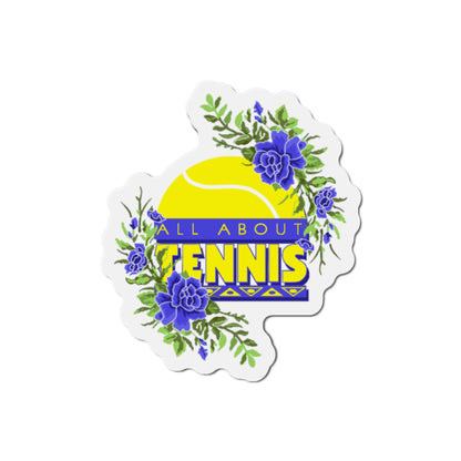 All About Tennis Floral Magnets