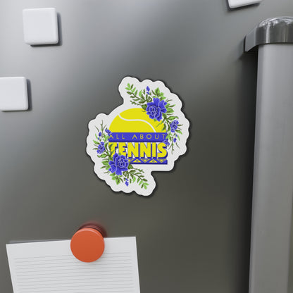 All About Tennis Floral Magnets