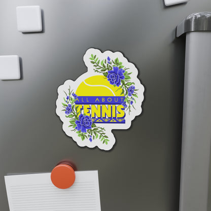 All About Tennis Floral Magnets