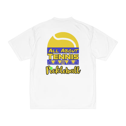 All About Tennis and Pickleball Logo Men's Performance T-Shirt