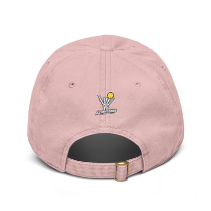All About Tennis Skeleton Garment Washed Baseball Cap
