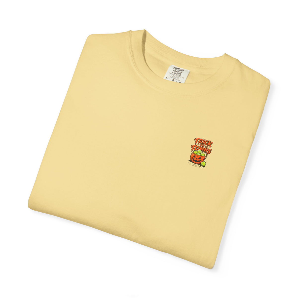 Trick or Tennis Halloween Garment-Dyed T-shirt
